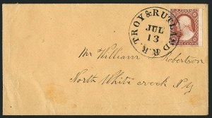 Sale 1115, Lot 2091, 3c 1851-56 Issue (Scott 10-11)