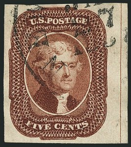 Sale Number 1115, Lot Number 2094, 5c 1851-56 Issue (Scott 12)