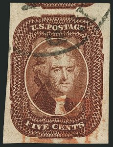 Sale Number 1115, Lot Number 2098, 5c 1851-56 Issue (Scott 12)