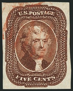 Sale Number 1115, Lot Number 2099, 5c 1851-56 Issue (Scott 12)