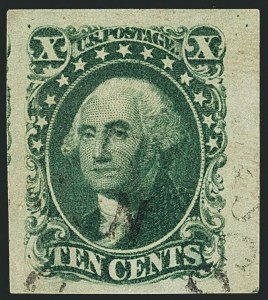 Sale 1115, Lot 2116, 10c 1851-56 Issue (Scott 13-14)