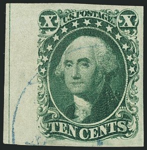 Sale 1115, Lot 2117, 10c 1851-56 Issue (Scott 13-14)
