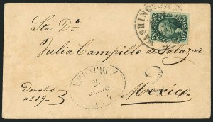 Sale 1115, Lot 2132, 10c 1851-56 Issue (Scott 13-14)