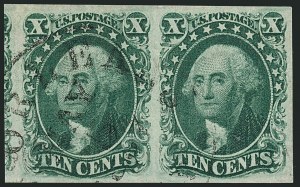 Sale 1115, Lot 2141, 10c 1851-56 Issue, cont. (Scott 15-16)
