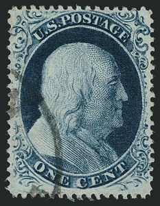 Sale 1115, Lot 2162, 1c 1857-60 Issue (Scott 18-21)
