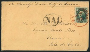 Sale 1115, Lot 2172, 5c 1857-60 Issue (Scott 28b-30A)