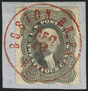 Sale 1115, Lot 2187, 12c-24c 1857-60 Issue (Scott 36-37)