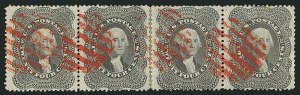 Sale 1115, Lot 2190, 12c-24c 1857-60 Issue (Scott 36-37)