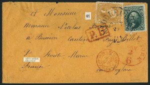 Sale 1115, Lot 2208, 1861-66 Issue (Scott 56-67)