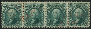 Sale 1115, Lot 2211, 1861-66 Issue, cont. (Scott 68-70c)