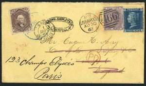 Sale 1115, Lot 2219, 1861-66 Issue, cont. (Scott 68-70c)