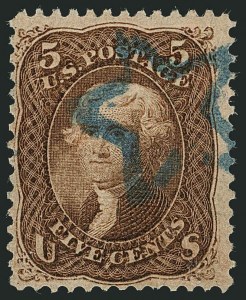 Sale 1115, Lot 2245, 1867-68 Grilled Issue (Scott 90-100)