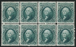 Sale 1115, Lot 2246, 1867-68 Grilled Issue (Scott 90-100)