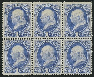 Sale 1115, Lot 2283, 1870-71 National Bank Note Co. Grilled Issue (Scott 134A)