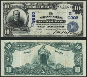 Sale 1116, Lot 3001, Paper Money, Yonkers Nationa Bank, Serieal No. 1A