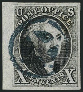 Sale 1116, Lot 3085, 1847 Issue and 1875 Reproduction (Scott 1-4)