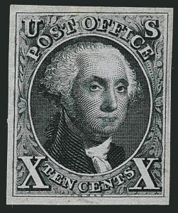 Sale 1116, Lot 3091, 1847 Issue and 1875 Reproduction (Scott 1-4)