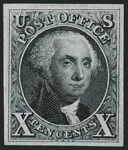 Sale 1116, Lot 3092, 1847 Issue and 1875 Reproduction (Scott 1-4)