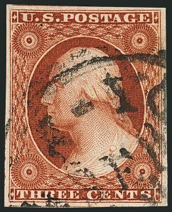 Sale 1116, Lot 3099, 1851-56 Issue (Scott 5A-17)