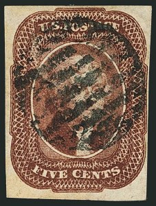 Sale 1116, Lot 3105, 1851-56 Issue (Scott 5A-17)