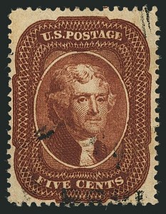 Sale 1116, Lot 3128, 1857-60 Issue and 1875 Reprints (Scott 18-41)