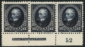 Sale 1116, Lot 3257, 1894-98 Bureau Issues (Scott 246-278)