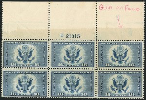 Sale 1116, Lot 3426, Air Post incl. Specialized Air Post Special Delivery