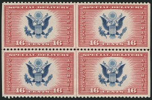 Sale 1116, Lot 3428, Air Post incl. Specialized Air Post Special Delivery
