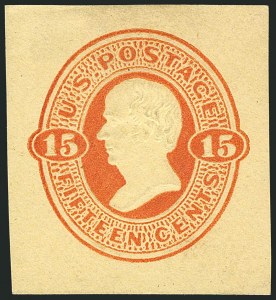 Sale 1116, Lot 3470, Officials thru Postal Stationery, 12c-90c Reay, Cut Squares (U93, U98, U99, U107) Sale 1116, Lot 3470, Officials thru Postal Stationery