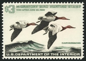 Sale 1116, Lot 3517, Hunting Permits thru Savings, Offical Seals