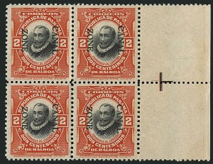 Sale 1116, Lot 3589, U.S. Possessions: Canal Zone