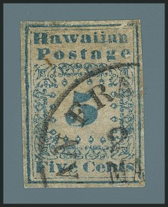 Sale 1116, Lot 3636, Hawaii: 1851 Missionary Issue
