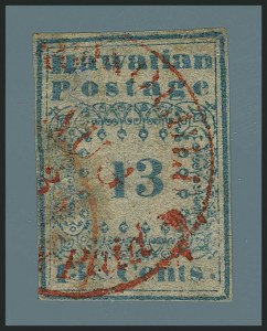 Sale 1116, Lot 3637, Hawaii: 1851 Missionary Issue