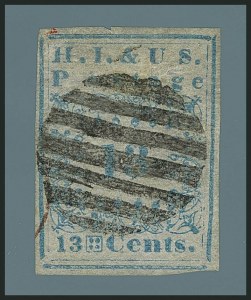 Sale 1116, Lot 3638, Hawaii: 1851 Missionary Issue