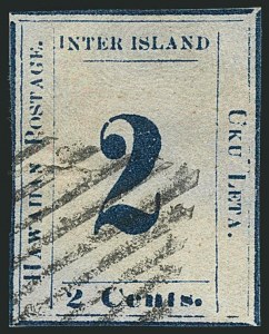 Sale 1116, Lot 3649, Hawaii: 1853 Kamehameha thru Numeral Issues