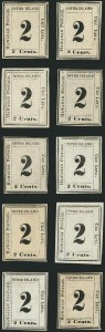Sale 1116, Lot 3663, Hawaii: 1853 Kamehameha thru Numeral Issues