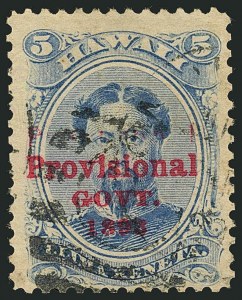 Sale 1116, Lot 3675, Hawaii: 1863 and Later Issues