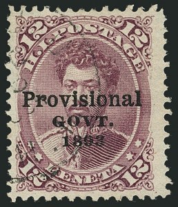 Sale 1116, Lot 3678, Hawaii: 1863 and Later Issues