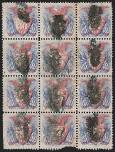 Sale 1118, Lot 105, 30c 1869 Pictorial Issue Stamps (Scott 121)