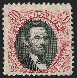 Sale 1118, Lot 114, 90c 1869 Pictorial Issue Stamps (Scott 122)