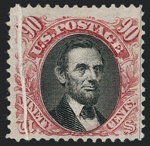 Sale 1118, Lot 115, 90c 1869 Pictorial Issue Stamps (Scott 122)