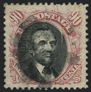 Sale 1118, Lot 118, 90c 1869 Pictorial Issue Stamps (Scott 122)