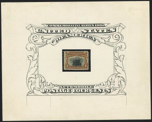 Sale 1118, Lot 164, 1901 Pan-American Issue Essays and Proofs