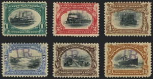 Sale 1118, Lot 179, 1901 Pan-American Issue Specimens