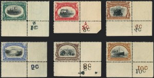 Sale 1118, Lot 180, 1901 Pan-American Issue Stamps