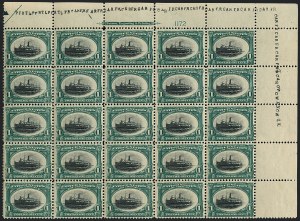 Sale 1118, Lot 181, 1901 Pan-American Issue Stamps