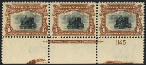 Sale 1118, Lot 197, 1901 Pan-American Issue Stamps