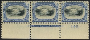 Sale 1118, Lot 200, 1901 Pan-American Issue Stamps