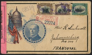 Sale 1118, Lot 225, 1901 Pan-American Issue Covers