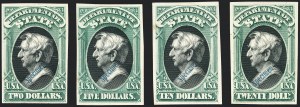 Sale 1118, Lot 233, 1873 State Department Proofs